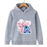 Disney Stitch Street Fashion Sweater for Boys and Girls, Children'S Sports Pullover, Outdoor Sports Hoodie