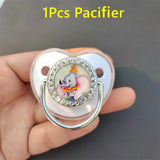 2024  Elephant Baby Pacifier Chain Clip for Newborns Bpa-Free Luxury Bling Pacifier Silicone Dummy Pacifier Chupetta 0-36M