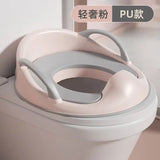 Baby Toilet Potty Seat Children Potty Safe Seat with Armrest for Girls Boy Toilet Training Outdoor Travel Infant Potty Cushion