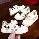 Kid'S Casual Shell Shoes Mickey Mouse Cartoon Baby Shoes Non Slip Soft Sole Toddler Shoes 0-6 Kids' Shoes Size 15-25