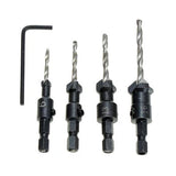 Drillpro DB-C2 4-teiliges Holzbohrer-Set für Schreinerarbeiten