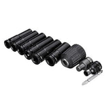 Drillpro 10-teiliges Luftschlagbuchsenschlüssel-Set, 1/2 Zoll Vierkantantrieb, metrischer Bohrfutteradapter