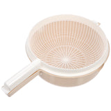 1Pc Vegetable Washing Basket Double-Layer Draining Basket Food Drying Basket Fruit Vegetable Cleaning Basin Kitchen Drain Basket