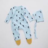0-24M Newborn Kid Baby Boy Girls Clothes Autumn Spring Print Romper Cute Cotton New Born Jumpsuit Lovely Stretch Body Outfit