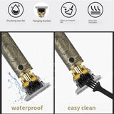 T9 Hair Clipper Electric Magic Fader Professional Engraving Clippers Electric Razor with LED Digital Display