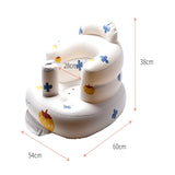 Baby Inflatable Sofa Children Puff Portable Bath Chairs PVC Multifunctional Seat Practice Sitting Bath Stool