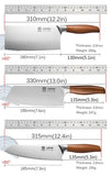Japanese Kitchen Knives Set Stainless Steel Fish Fillet Meat Cleaver Chef Knife Sushi Knife Slicing Santoku Knife Cooking Tools