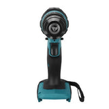Drillpro Schlagbohrmaschine mit 10 mm Spannfutter, 350 Nm, kabellose elektrische Bohrmaschine für Mak18V-Akku, 4000 U/min, LED-Licht, Bohrmaschinen
