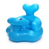 New Multifunctional Baby Children Inflatable Bathroom Sofa PVC Inflatable Seat Learn Dinner Chair Portable Bath Stool for Babies