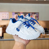Kids Sneakers for Girls and Boys Summer New Casual Sports Shoes Comfortable Breathable Running Shoes White Flats Size 26~37#