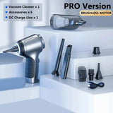 Wireless Car Vacuum Cleaner Strong Cordless Cleaner Suction Handheld Auto Vacuum Home&Car Dual Use Minivacuum Cleaner Appliance