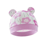 Cotton Fetal Cap Cartoon Print Newborn Baby Hat Soft Comfortable Nursery Beanie Hat for Infant Newborn Accessories