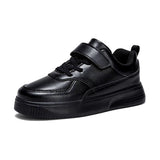 White Boys Sneakers Flats Children Casual Shoes Black Kid Sneakers PU Leather Fashion Comfortable Sports Tennis Shoes for Boys