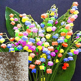 100 Stück/Beutel Samen, Umweltfreundlich, Lebendige Farben, Eingetopfte Convallaria Majalis-Samen Für Den Hausgarten, Samen Zum Pflanzen Jetzt Convallaria Majalis-Samen