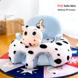 Cute Cartoon Baby Sofa Cover Learning to Sit Seat Feeding Chair Case Kids Baby Sofa Skin Infant Baby Seat Sofa without Cotton