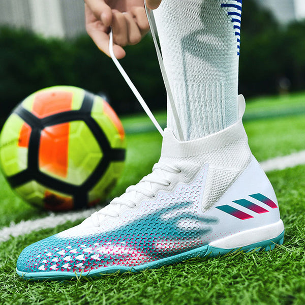 High-top Soccer Shoes Men's Football Boots Boys' Training Special Children's Football Shoes