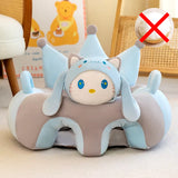 Cute Cartoon Baby Sofa Cover Learning to Sit Seat Feeding Chair Case Kids Baby Sofa Skin Infant Baby Seat Sofa without Cotton