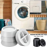 4Pcs Washing Machine anti Vibration Pads Rubber Feet Legs Mat Anti-Vibration Pad Universal Noise-Reducing Leg Base for Furniture