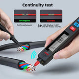 BSIDE Z1 Mini Digital Multimeter Smart Pen-Type LCD 2000 Counts Voltmeter Resistance Tester Taschenlampe für Elektronikreparatur