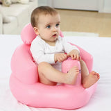 Baby Inflatable Soft Sofa Learning Sitting Safety Seat Dining Chair Portable Bath Stool Children Play Water Learn to Sit Tool
