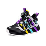 New Boys Basketball Shoes Children Shoes PU Leather Autumn Sports Luxury Running Outdoor School Kids High Top Sneaker for Boy