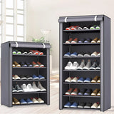 Dustproof Shoe Storage Rack Organizer Multilayer Nonwoven Shoes Storage Cabinet Home Hallway Space-Saving Cabinets Shoe Shelf