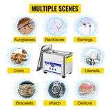 SucceBuy 800 ml Ultraschallreiniger Tragbare Waschmaschine 35 W Mini-Geschirrspüler Lave-Dishes Ultraschallbad für Haushaltsgeräte